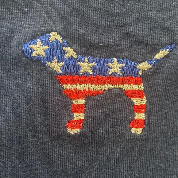 PINK Victoria's Secret 4th of July Americana 🇺🇸 oversized small top - Picture 4 of 10